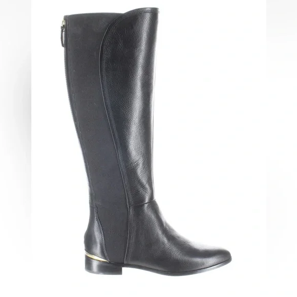Louise et Cie black leather knee boots sz 6.5 $170 - Picture 2 of 4